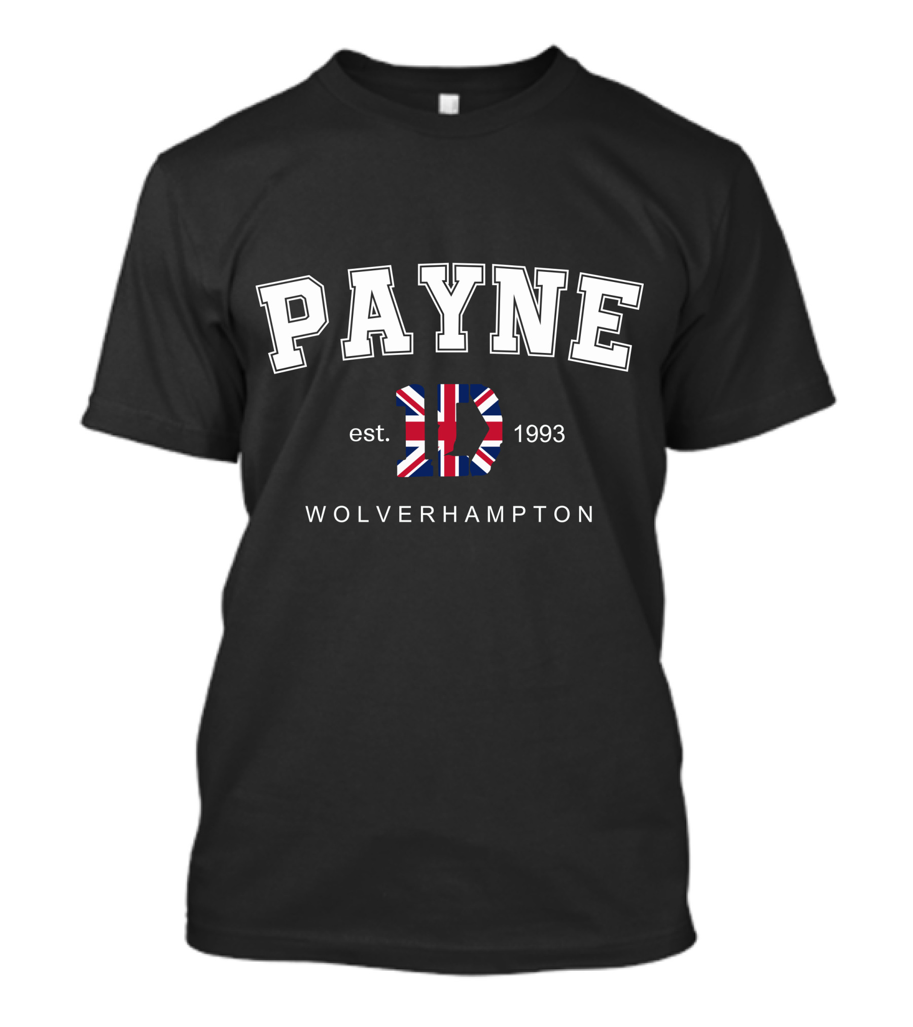 Payne Est 1993 1D Wolverhampton Union Jack T-Shirt