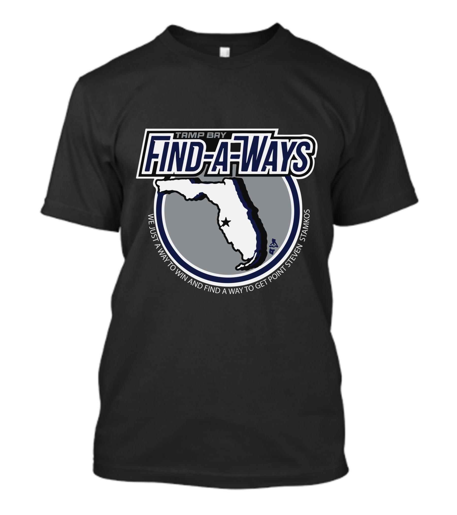 Tampa Bay Find-A-Ways We Just A Way To Win And Find A Way To Get Point Steven Stamkos T-Shirt