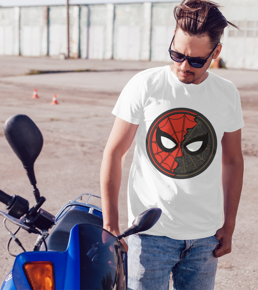 Spider-Man No Way Home Dual Mask T-Shirt