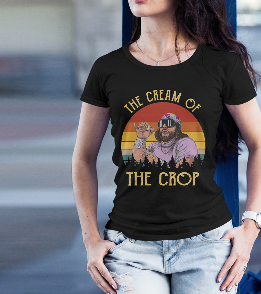 THE CREAM OF THE CROP RETRO WRESTLER T-Shirt