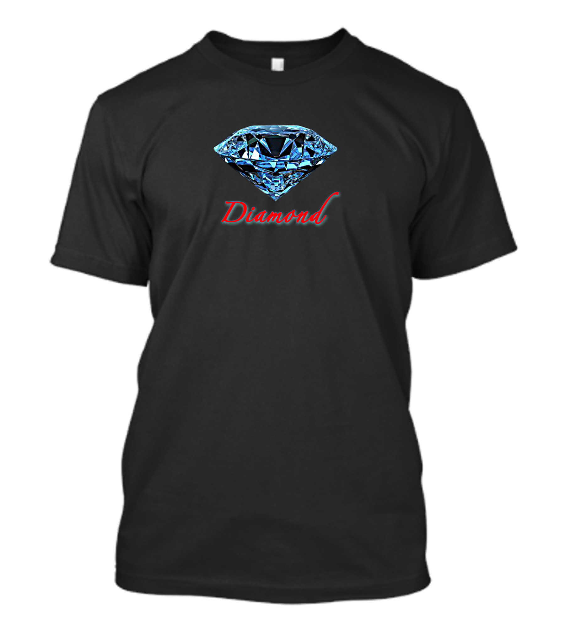 Diamond Blue Gemstone T-Shirt