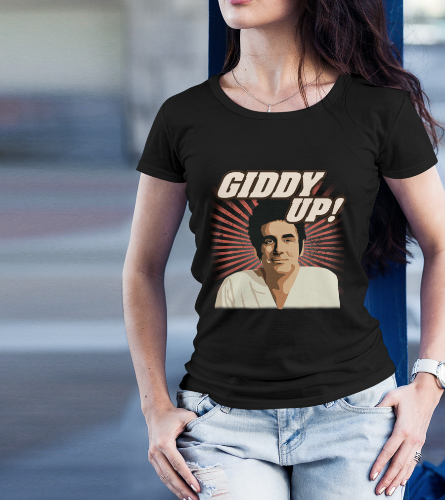 Giddy Up Seinfeld Kramer Retro Sunburst T-Shirt