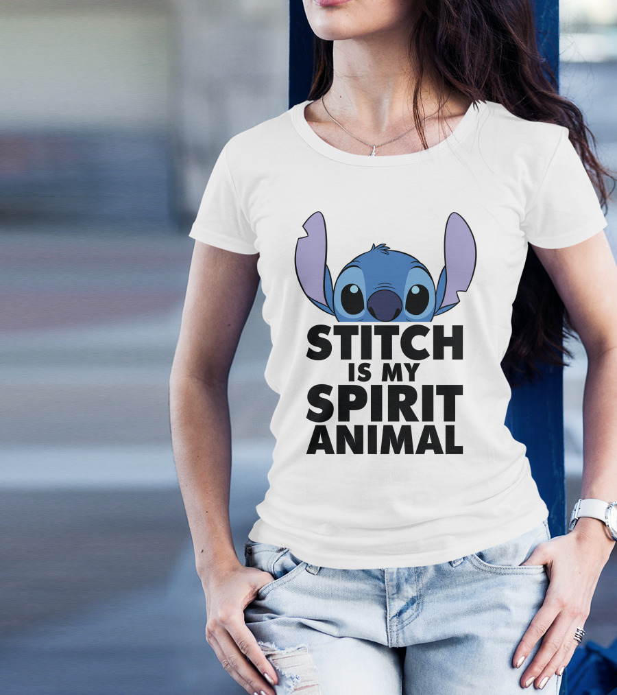 Disney Lilo And Stitch Is My Spirit Animal Tie Dye T-Shirt