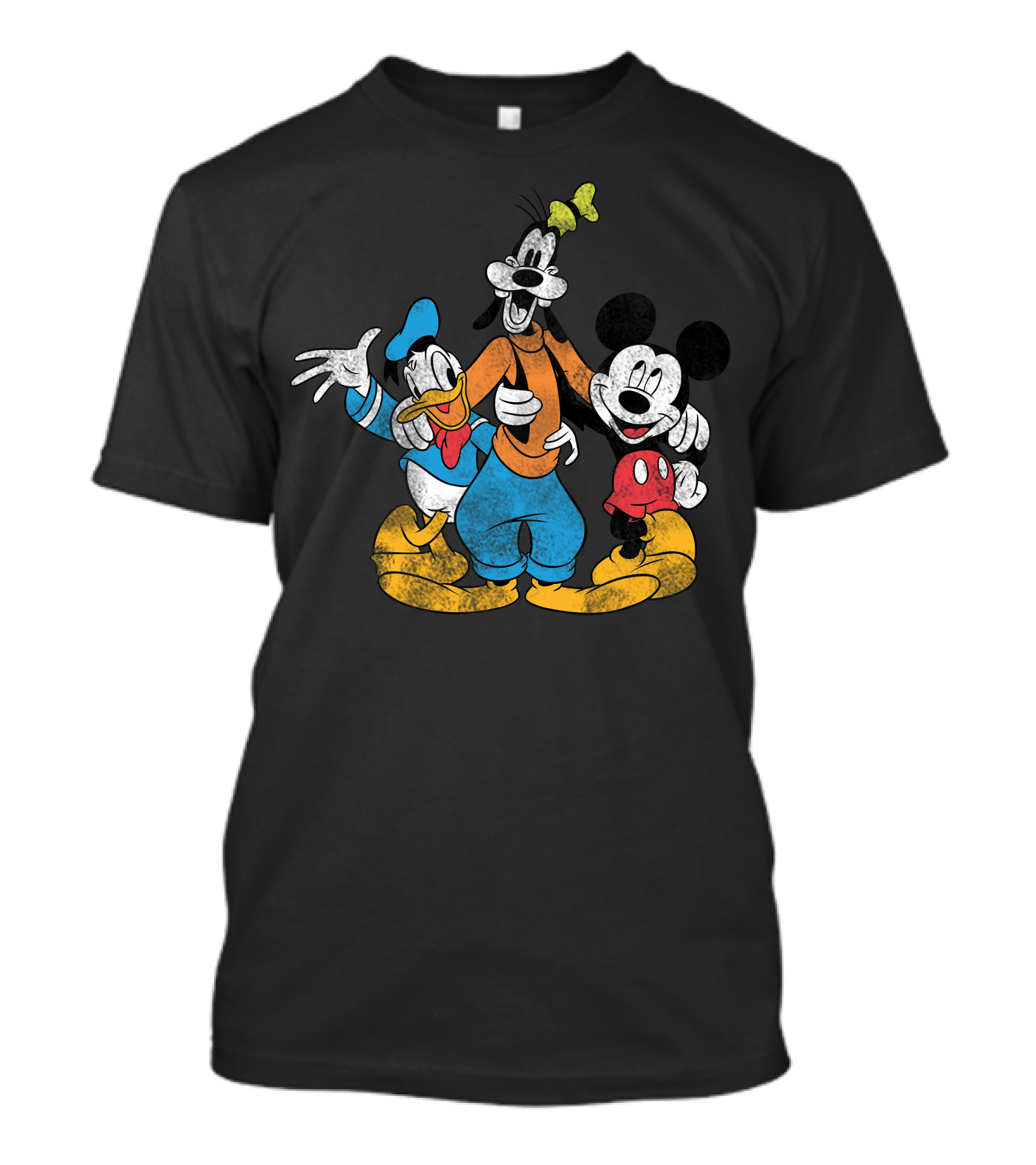 Disney Mickey Donald Goofy Trio Classic Characters T-Shirt