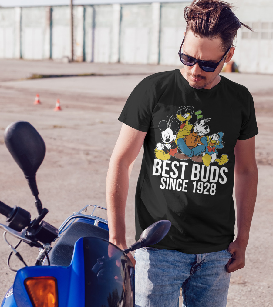 Best Buds Since 1928 Disney Mickeys 90th T-Shirt
