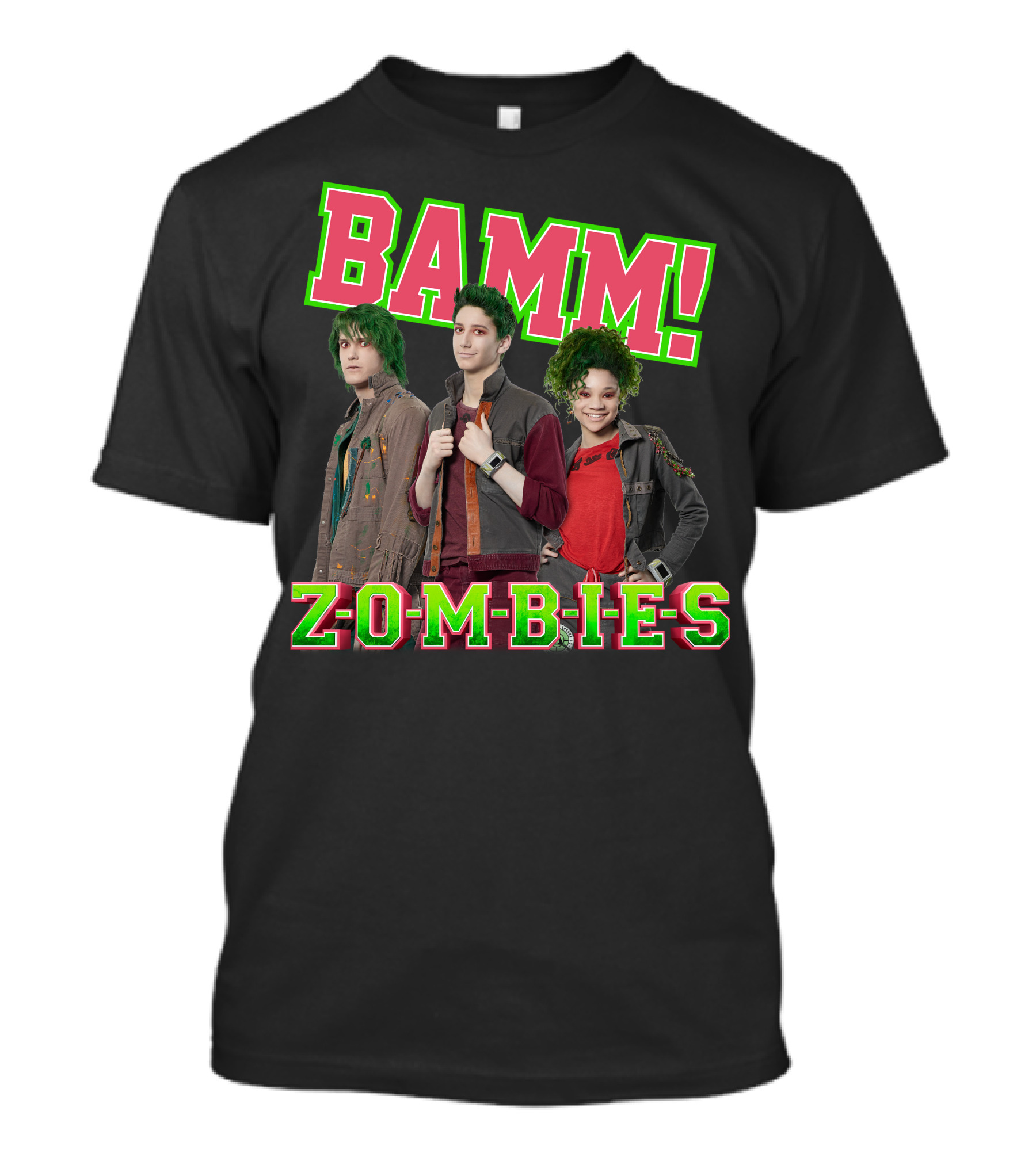 Bamm Zombies Disney Movie Characters T-Shirt