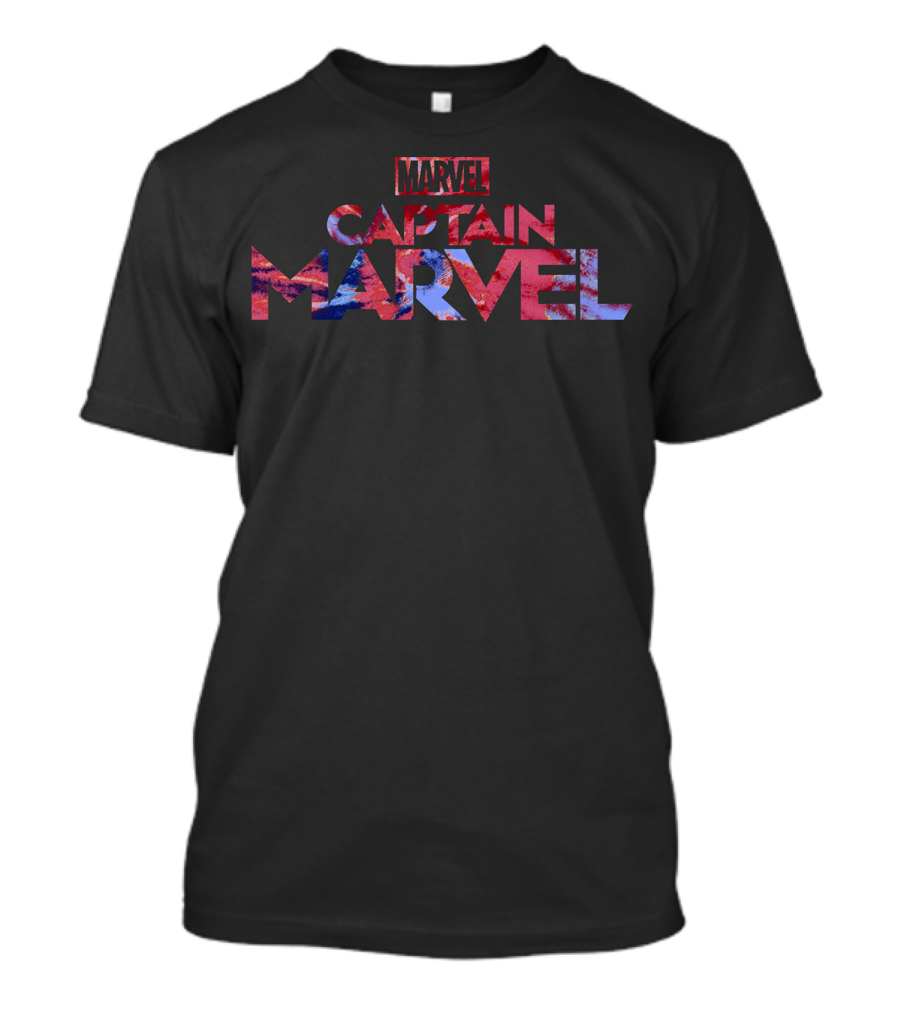 Marvel Captain Marvel Bold Tie Dye Movie T-Shirt