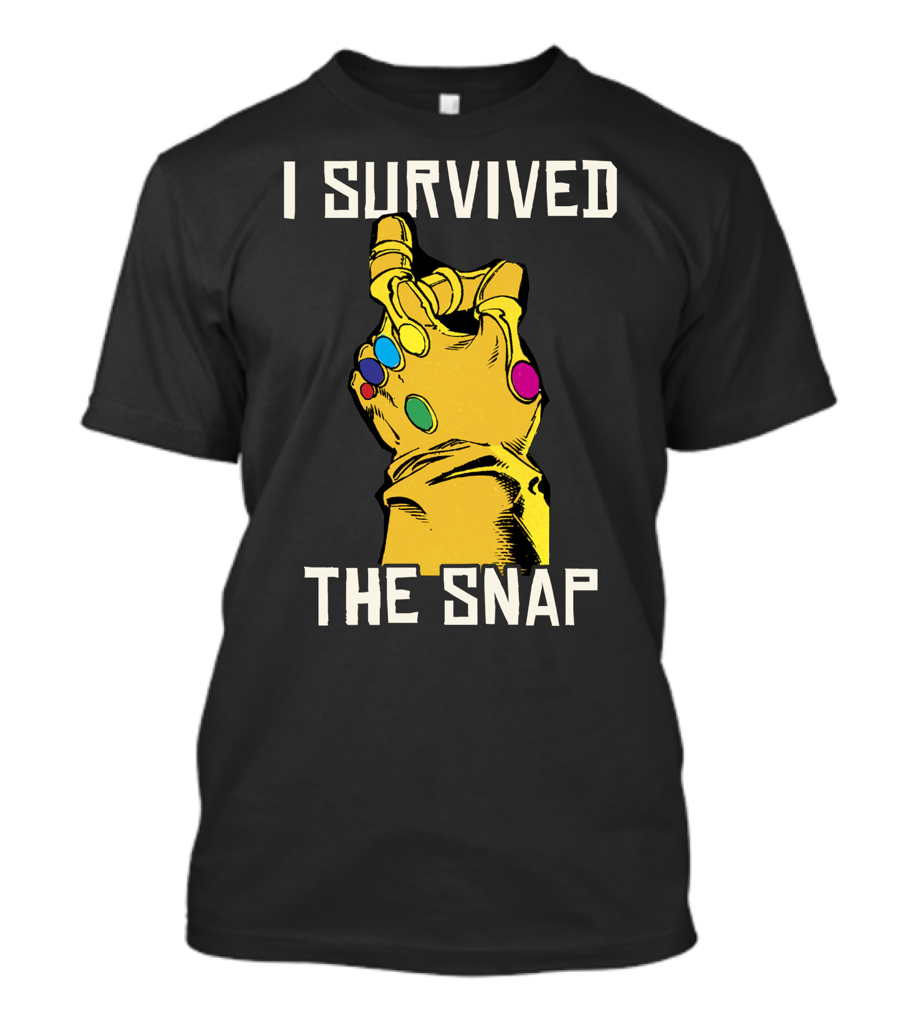 Marvel Thanos Infinity Gauntlet I Survived The Snap T-Shirt