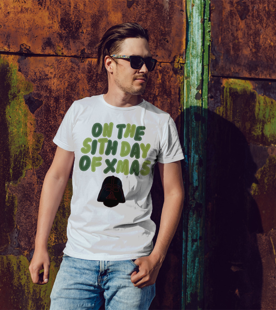 Star Wars Darth Vader On The Sith Day Of Xmas T-Shirt