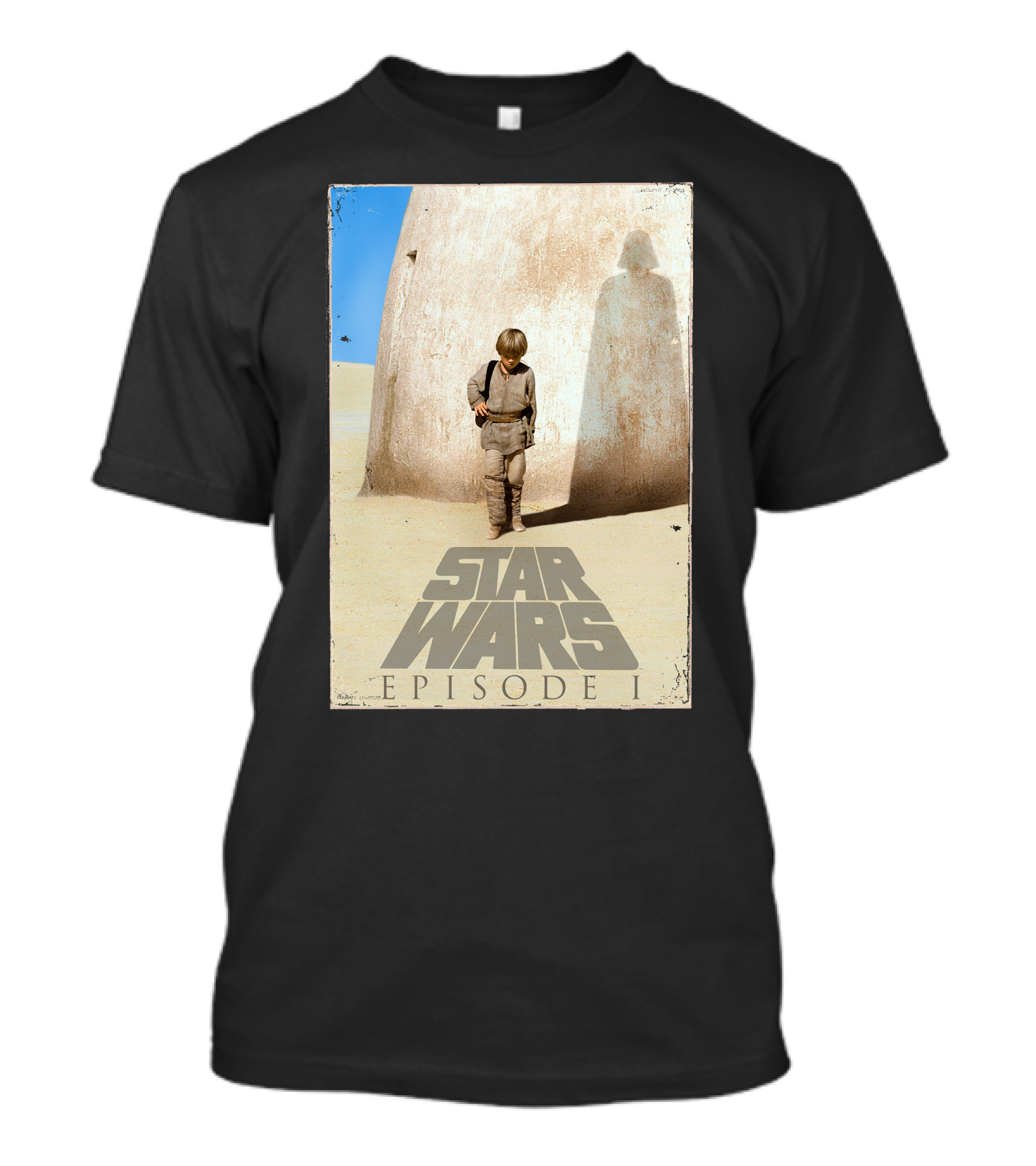 Star Wars Episode I The Phantom Menace Anakin Skywalker Shadow T-Shirt