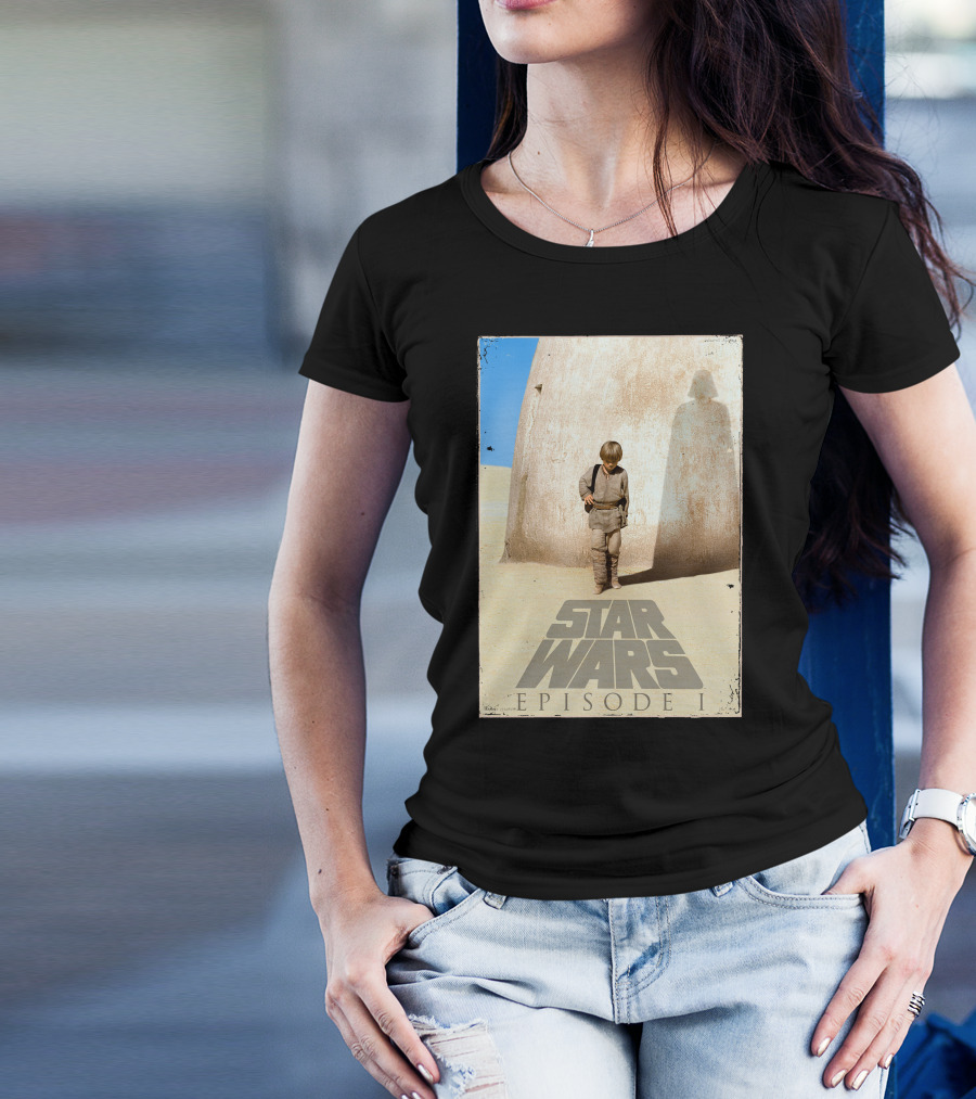 Star Wars Episode I The Phantom Menace Anakin Skywalker Shadow T-Shirt