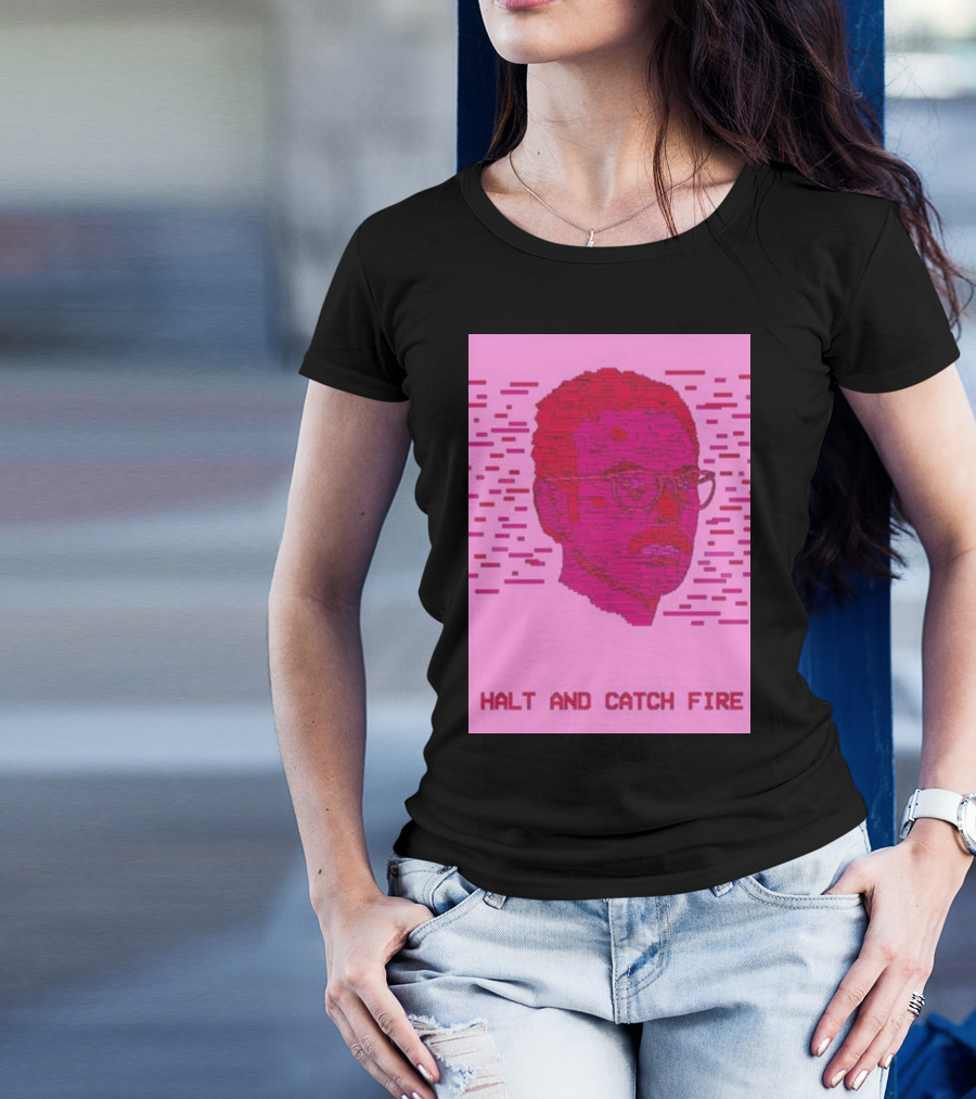 Halt And Catch Fire Retro Pixel T-Shirt