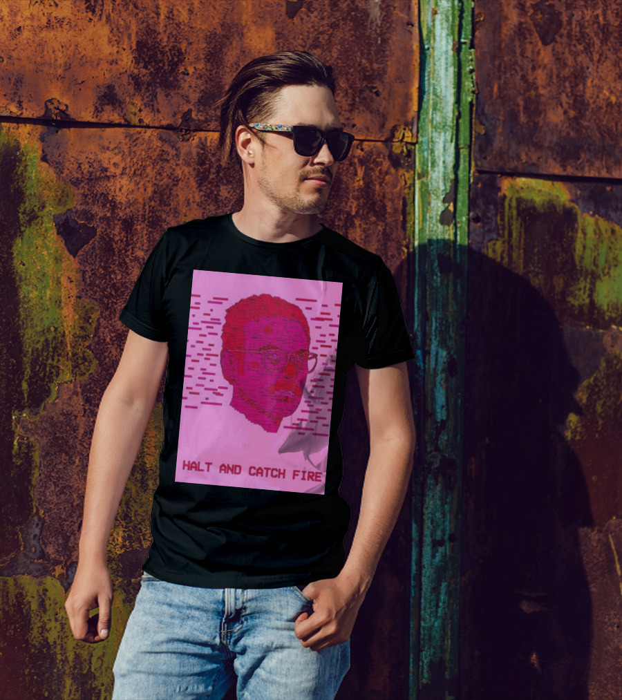 Halt And Catch Fire Retro Pixel T-Shirt