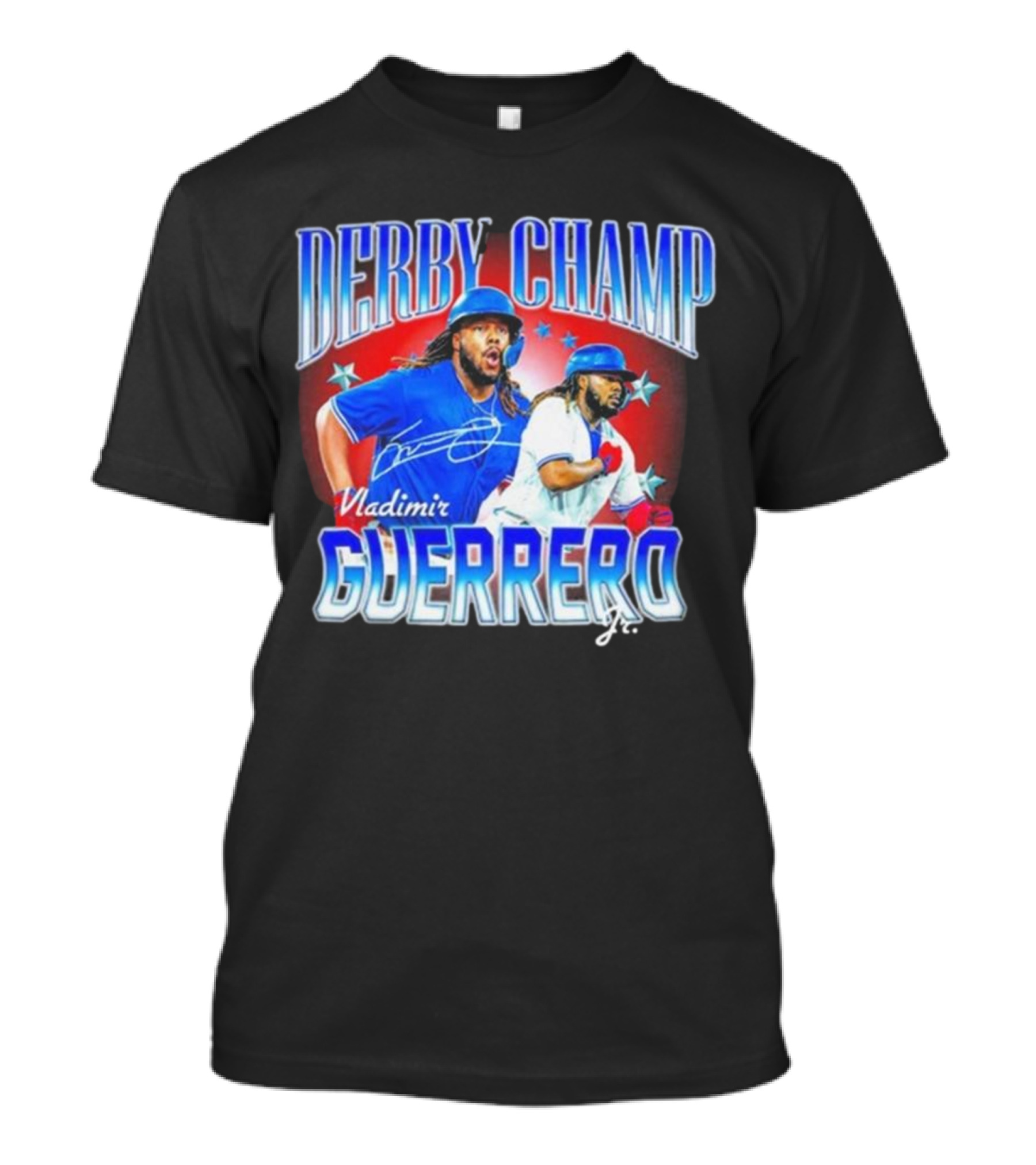 Derby Champ Vladimir Guerrero Jr. Home Run Signature T-Shirt