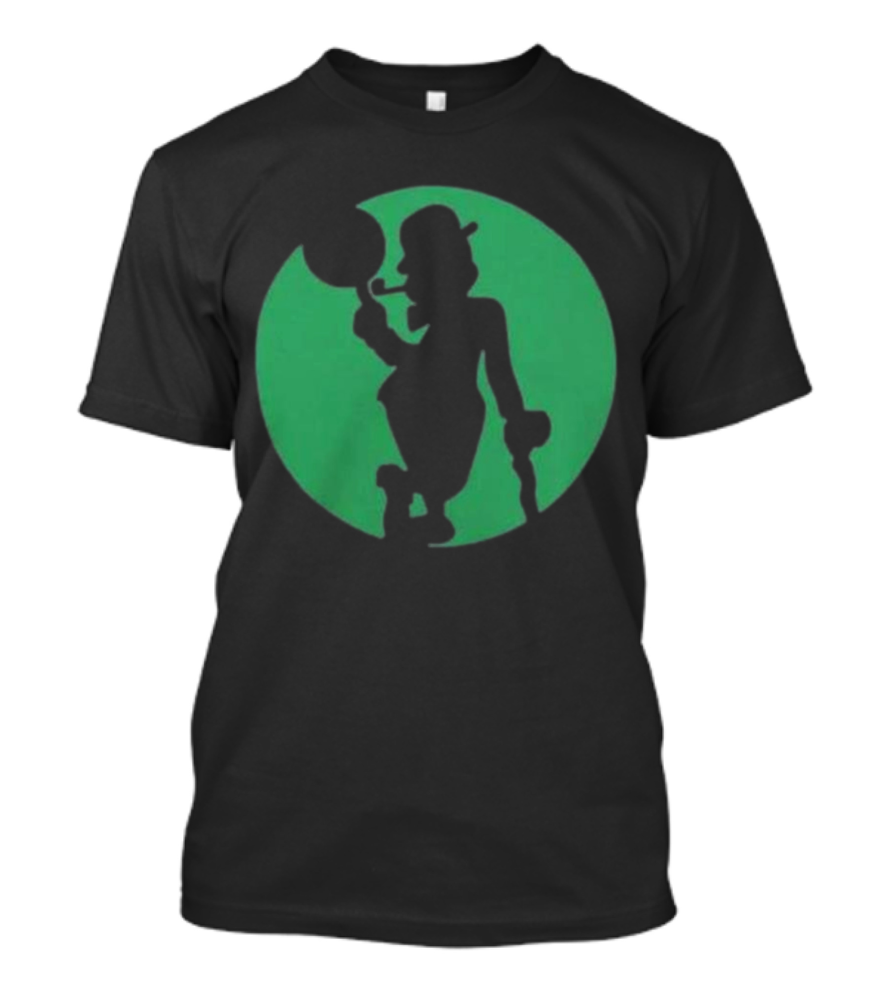 Boston Celtics Shamrock Silhouette Brand T-Shirt