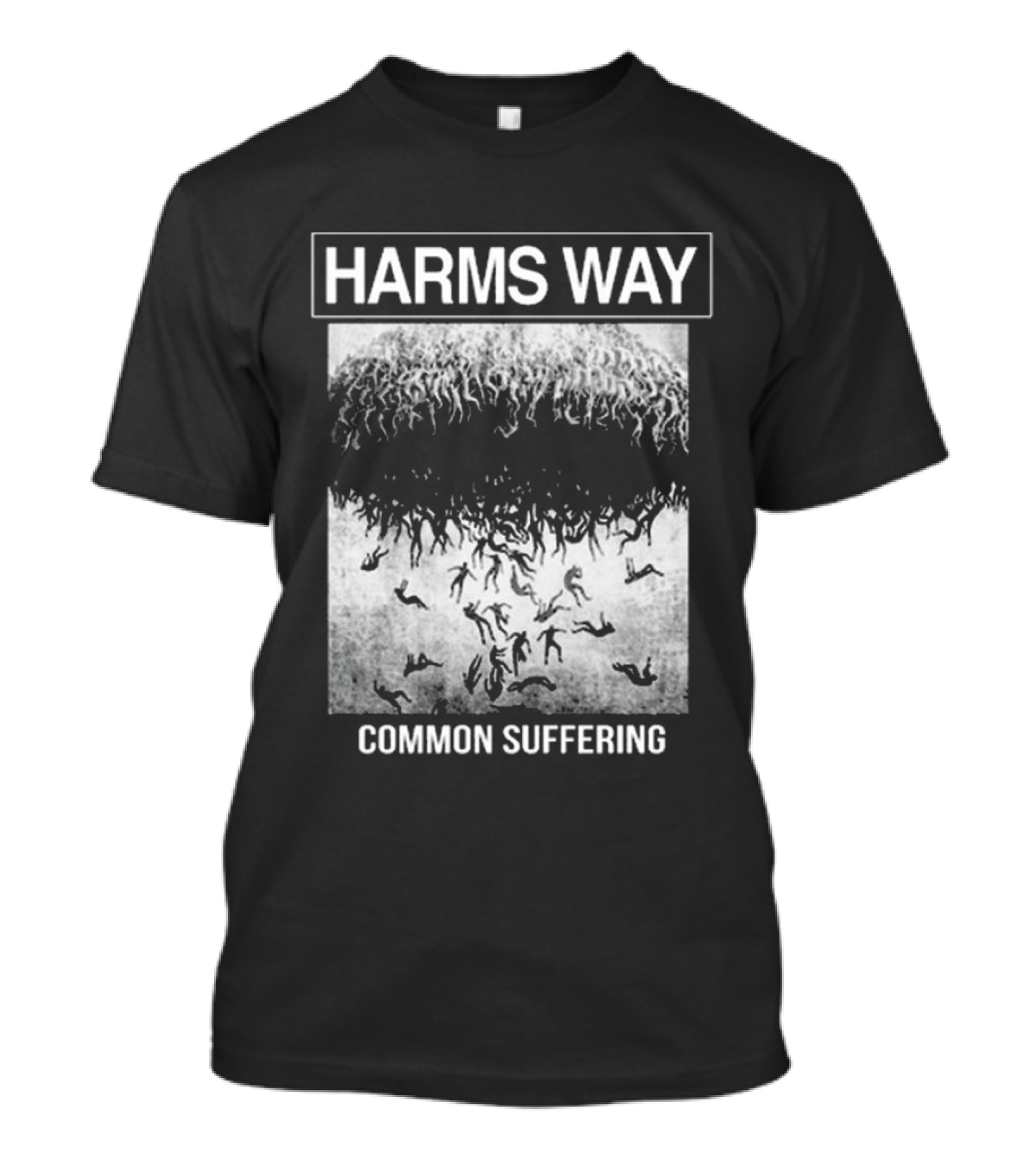 HARMS WAY Common Suffering Falling Figures T-Shirt