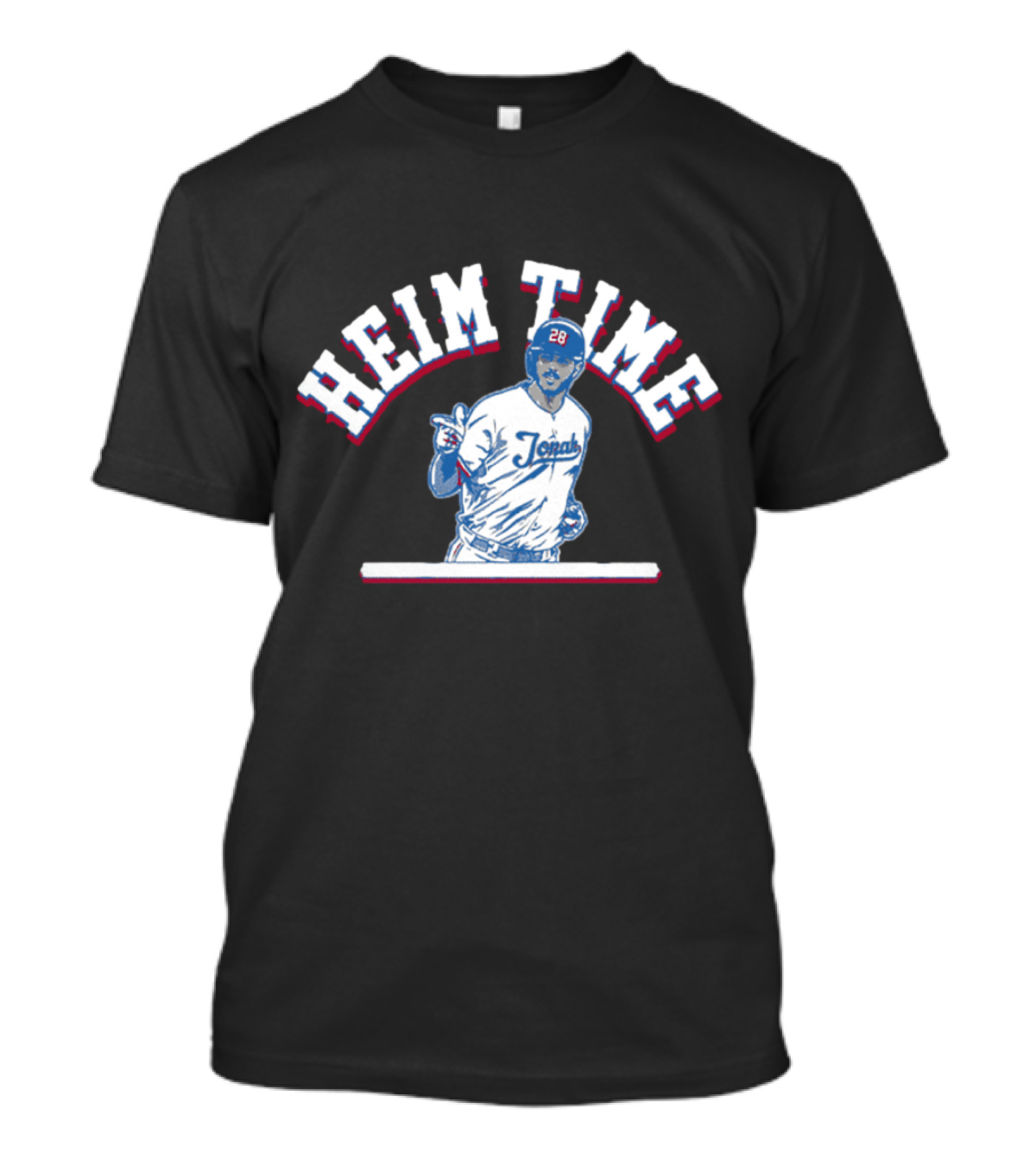Heim Time Baseball Number 28 T-Shirt