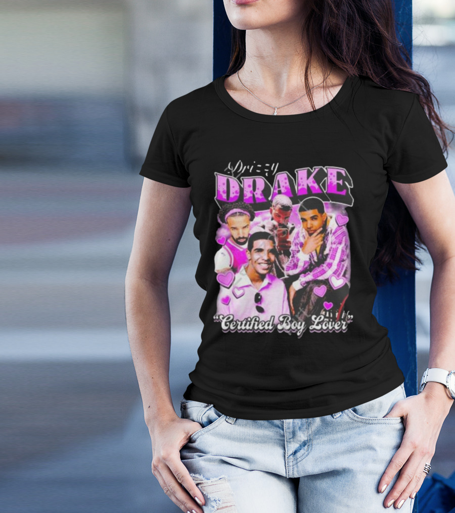 Drizzy Drake Certified Boy Lover Hearts Collage T-Shirt