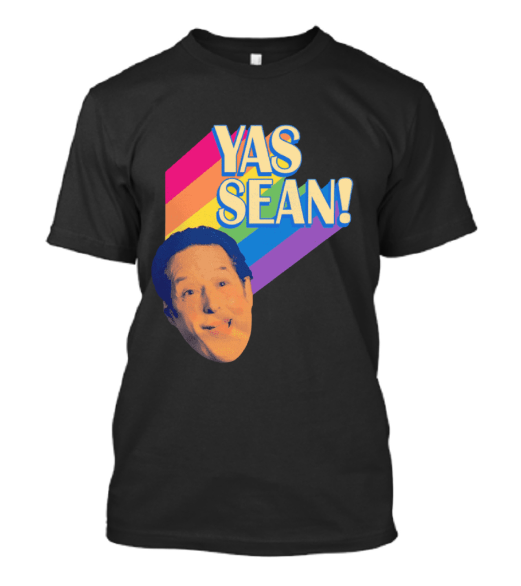 Yas Sean Rainbow Face T-Shirt