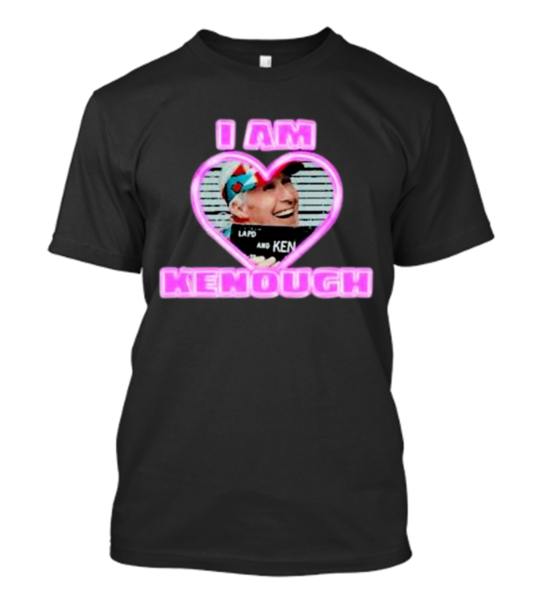 Ryan Gosling I Am Kenough Heart Ken Shirt Image T-Shirt