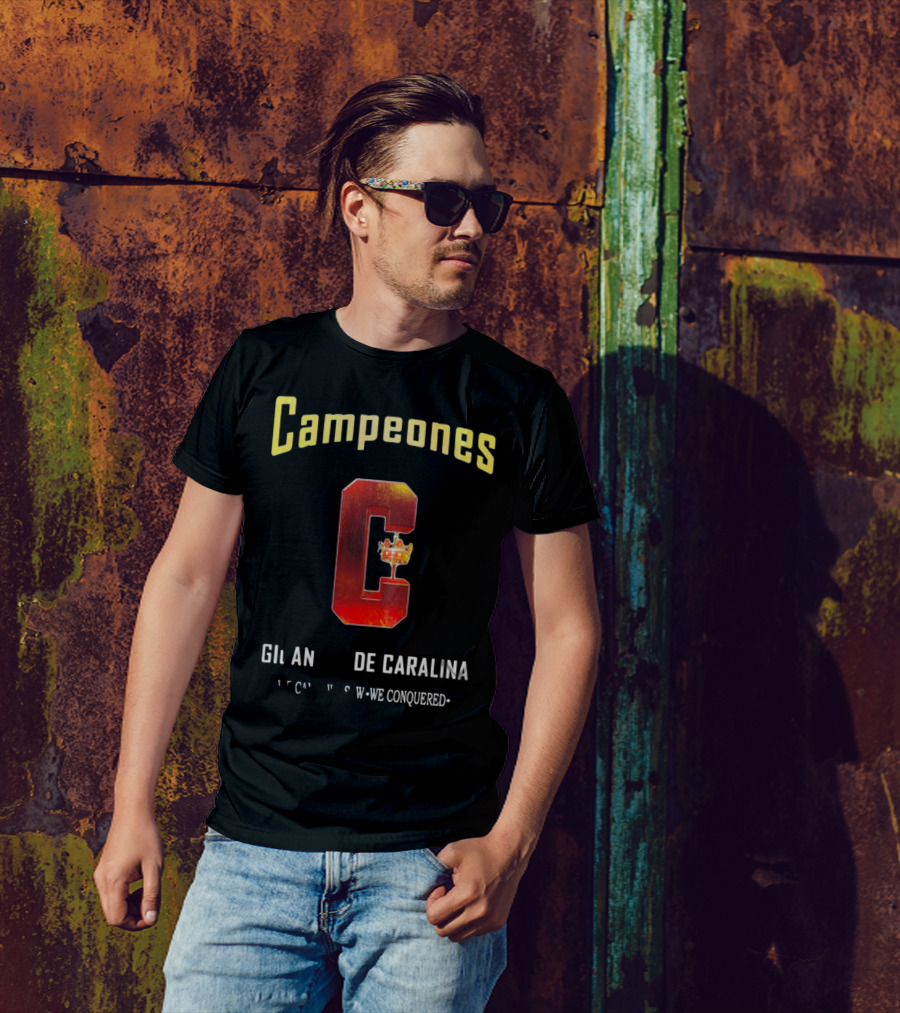 Campeones Gigantes De Caralina Crowned Victory T-Shirt