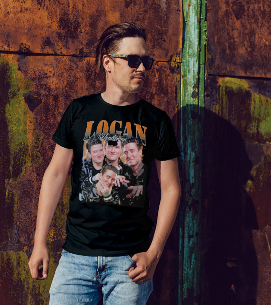 Logan Henderson Vintage And Man T-Shirt