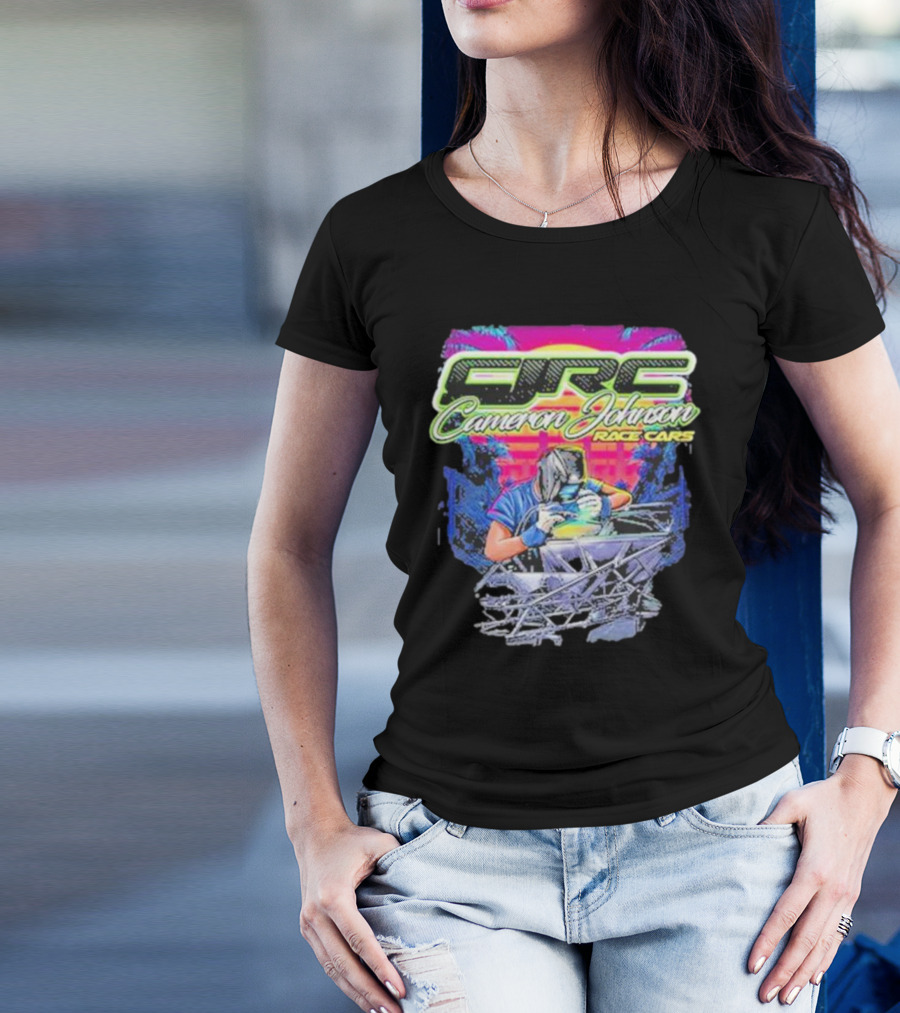 CJRC Cameron Johnson Race Cars Vibrant Welding T-Shirt