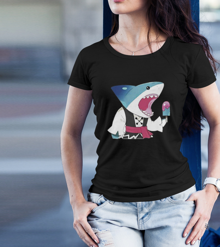 Shroomie Sorbet Shark Cookie Ice Cream Treat T-Shirt
