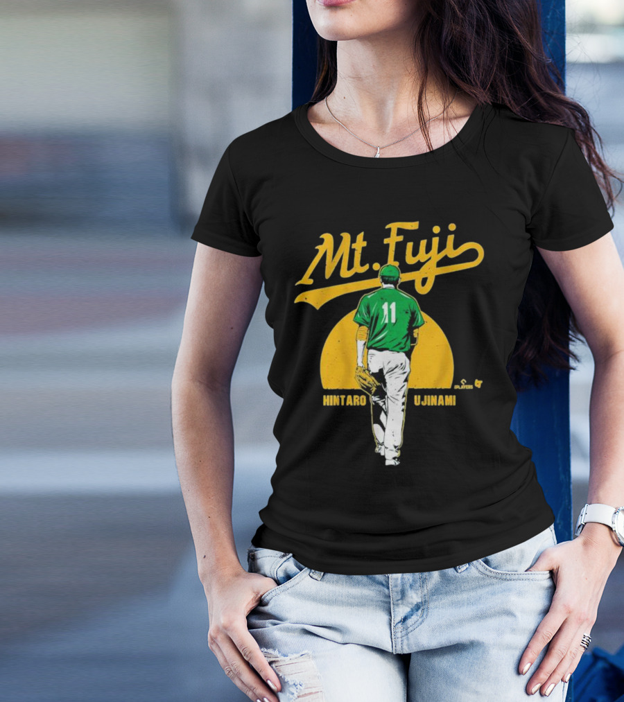 Mt. Fuji HINTARO FUJINAMI 11 Oakland Baseball Players T-Shirt