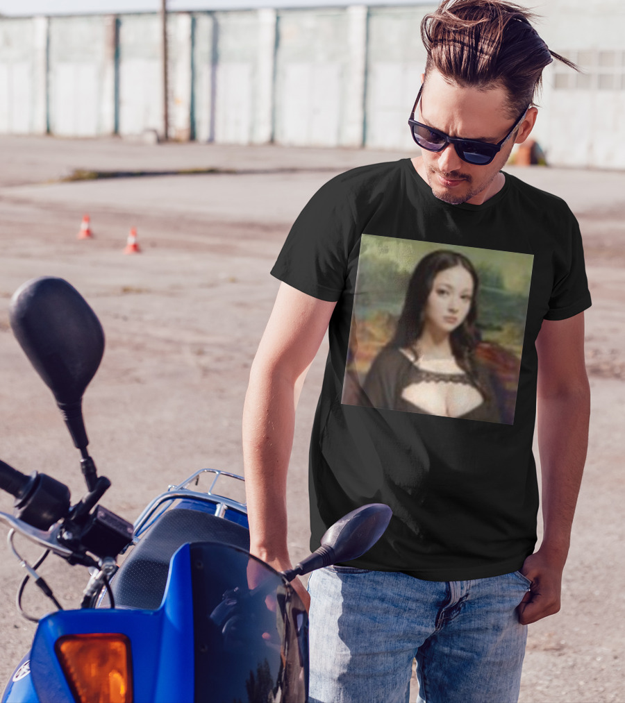 Modern Mona Lisa Renaissance Elegance T-Shirt