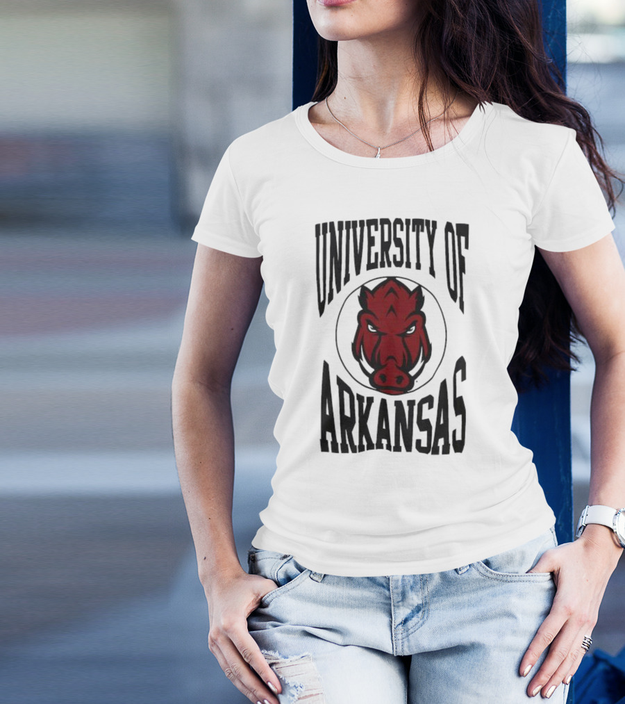 University Of Arkansas Razorbacks Lightweight Crew 3.0 T-Shirt