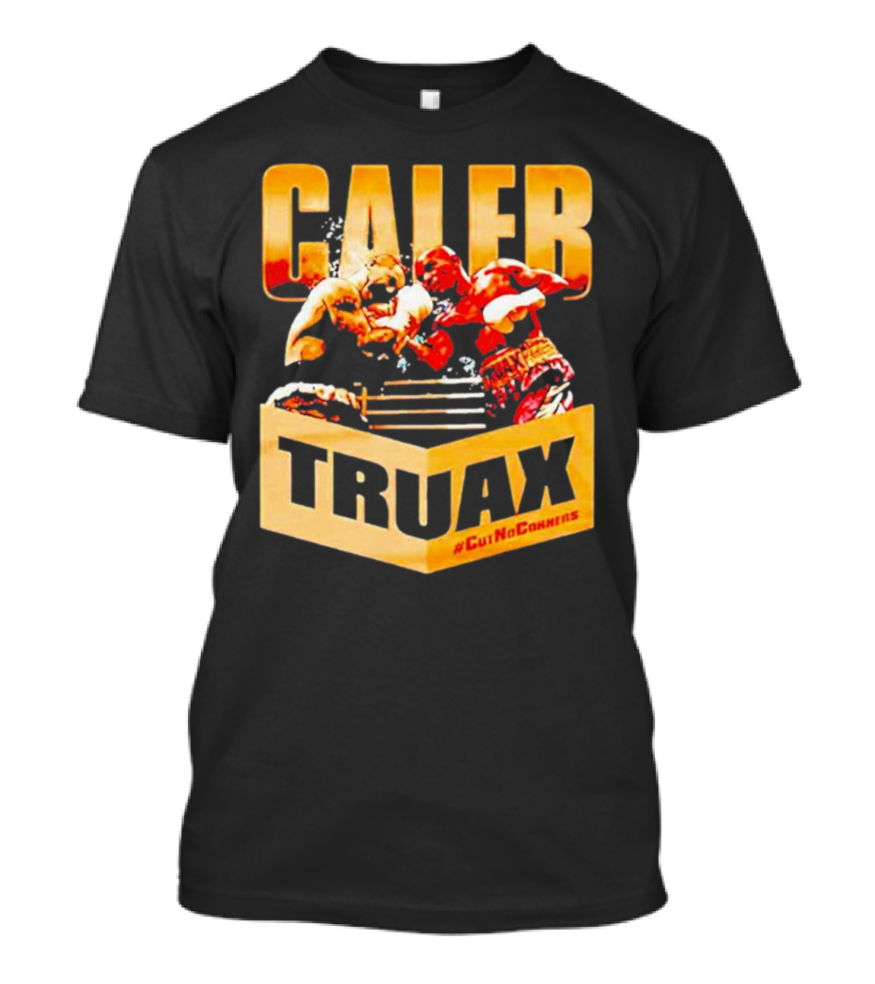 Caleb Truax Boxing Knockout #CutNoCorners T-Shirt