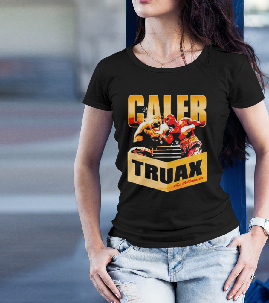 Caleb Truax Boxing Knockout #CutNoCorners T-Shirt