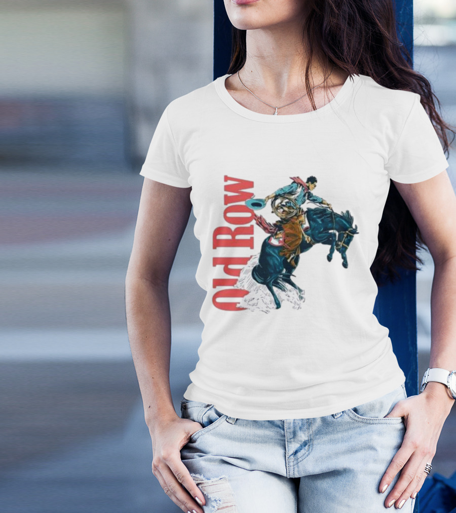 Old Row Cowboy Rodeo Rider Galloping 3.0 T-Shirt