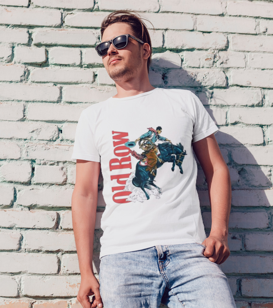 Old Row Cowboy Rodeo Rider Galloping 3.0 T-Shirt