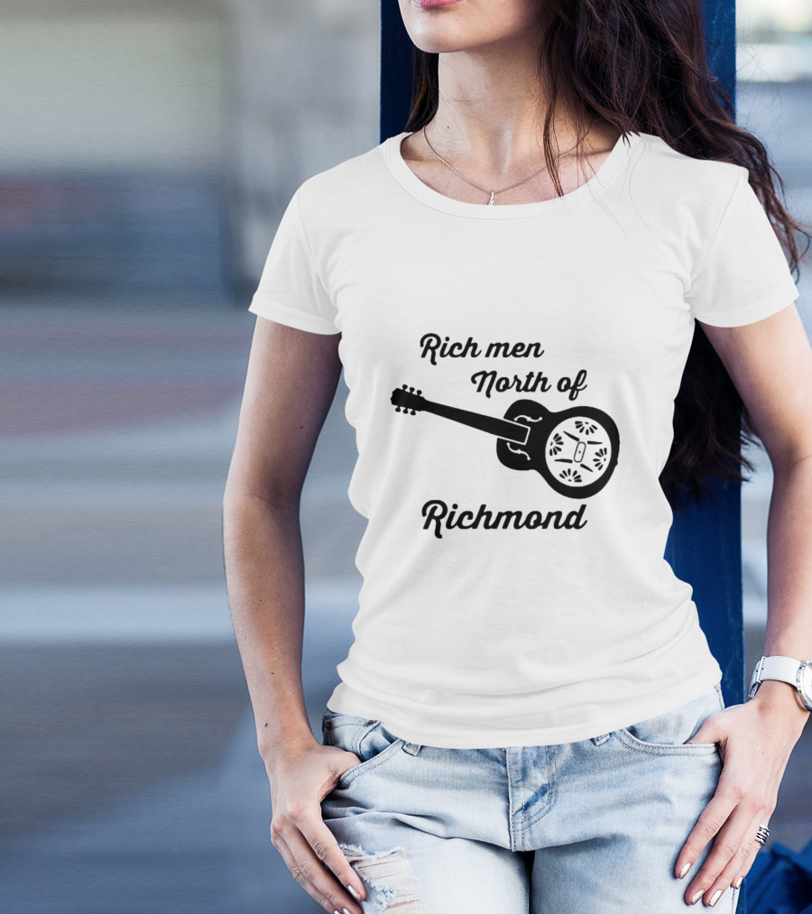 Rich Men North Of Richmond Guitar T-Shirt