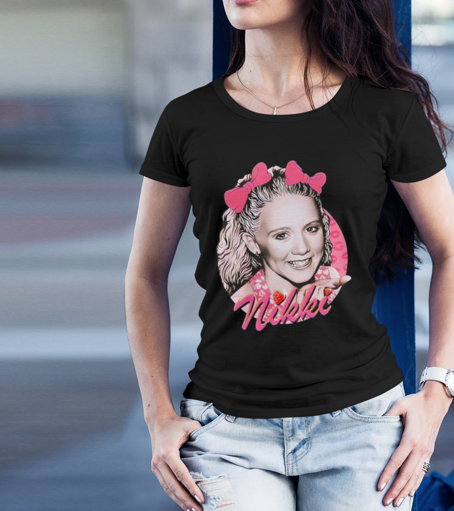 Nikki Nordacious Pink Bow T-Shirt