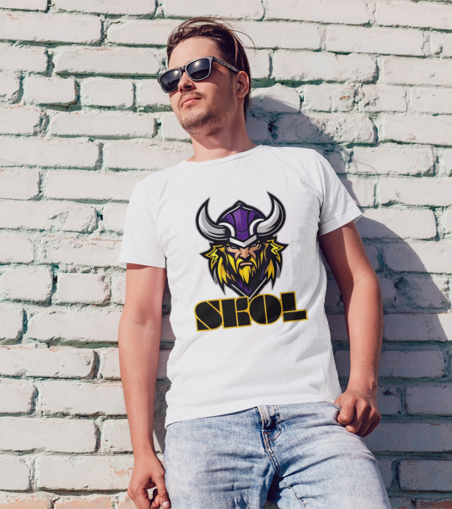 Minnesota Vikings Skol Scandinavian Pride Viking T-Shirt