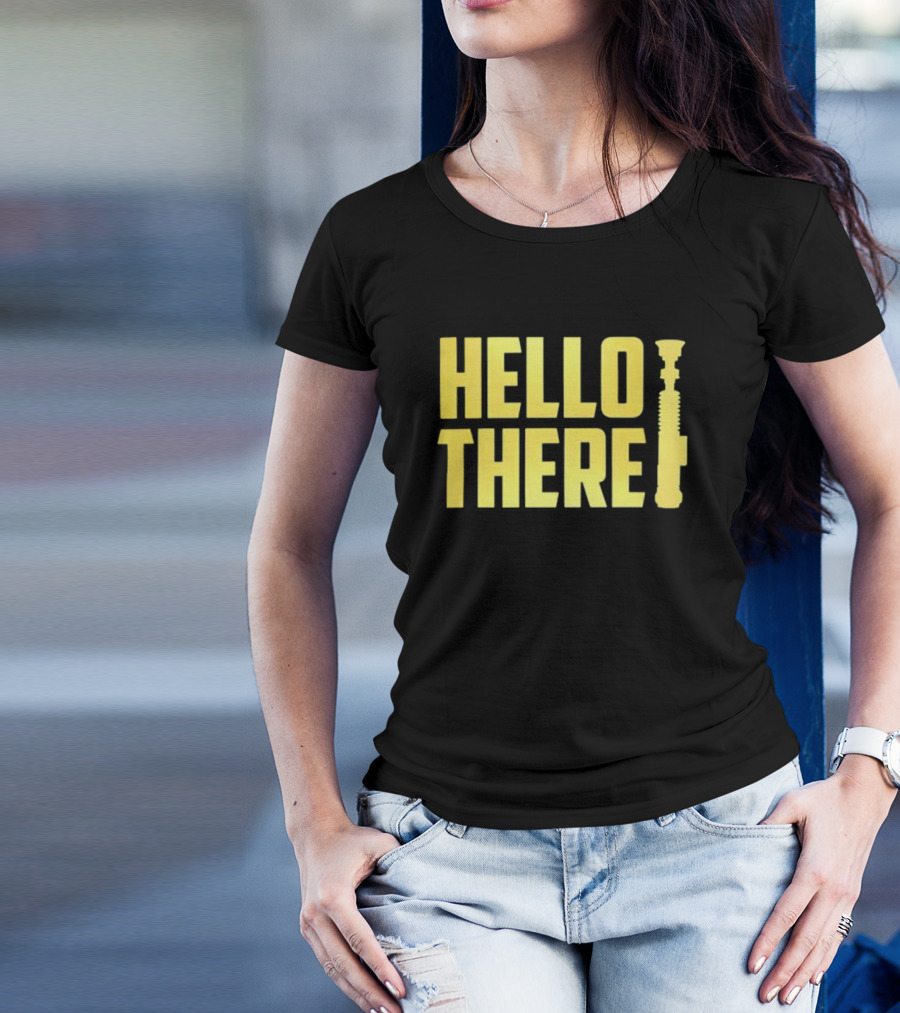 Hello There Lightsaber Iconic Reference T-Shirt