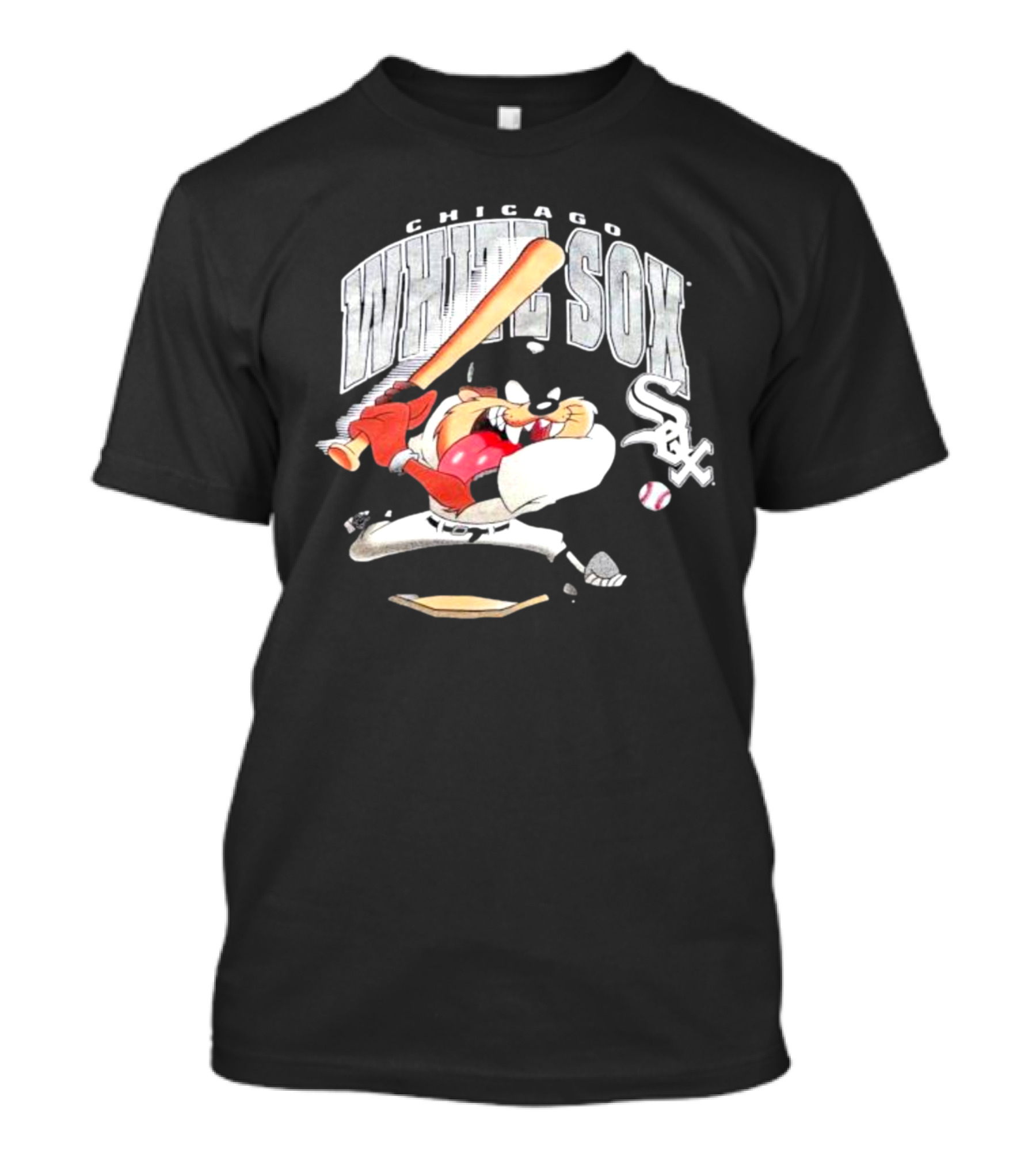 Chicago White Sox 1996 Taz Baseball Character With Bat T-Shirt