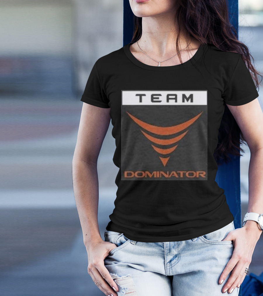 TEAM Dominator Minimal Logo Athletic T-Shirt