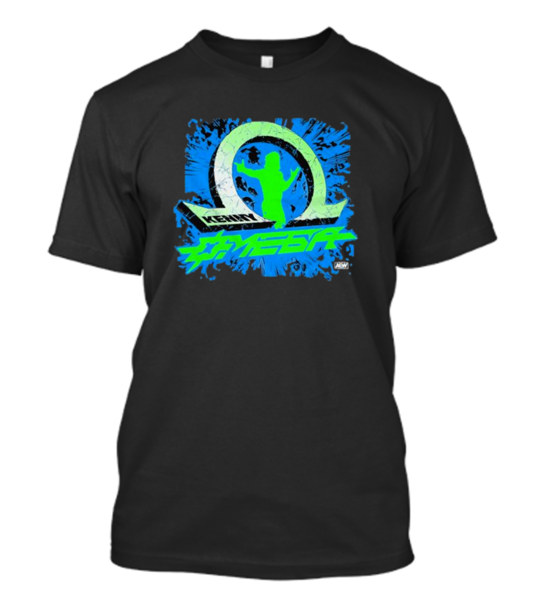 Kenny Omega OMEGA Time Trigger AEW Blue And Green T-Shirt