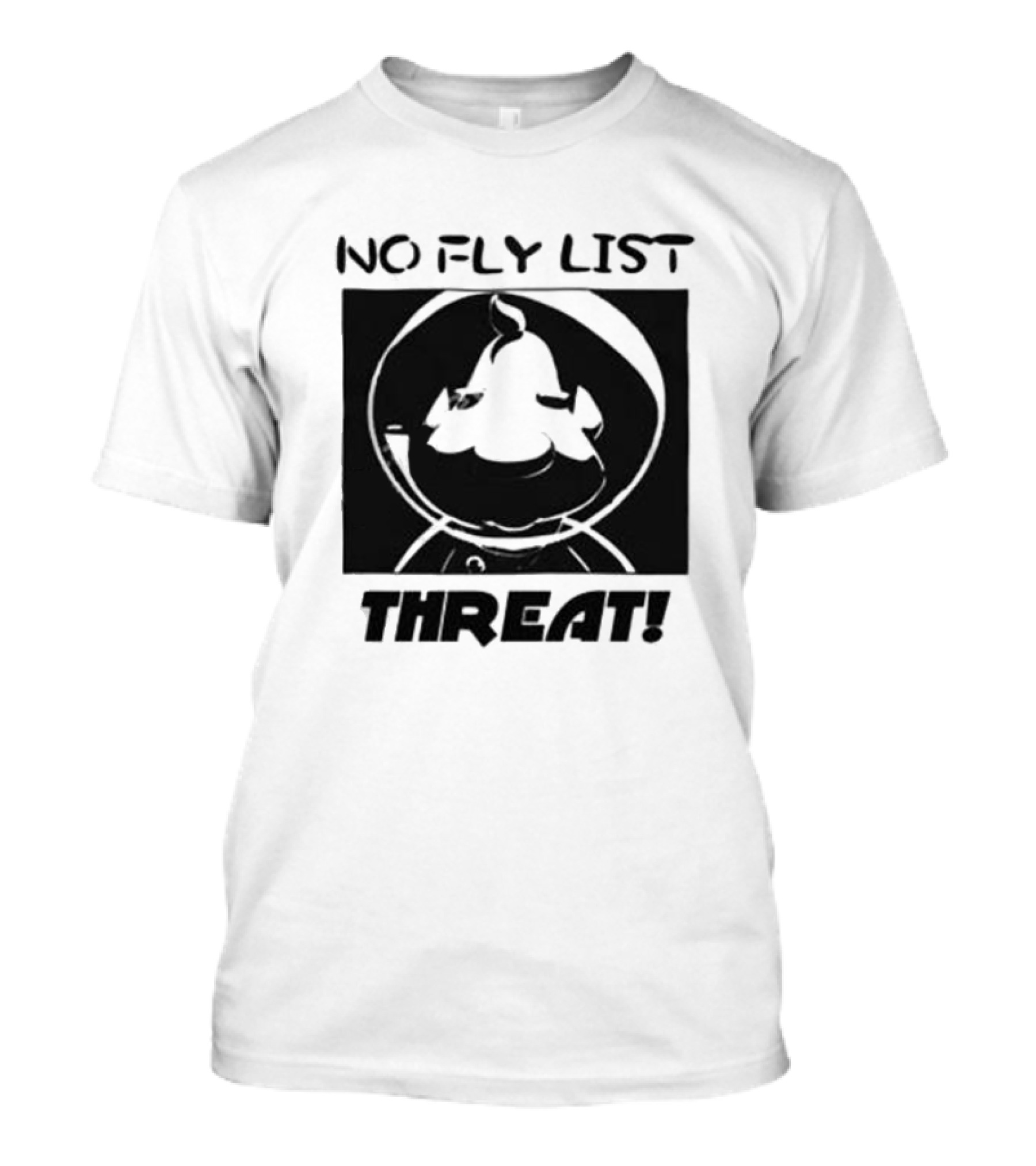 No Fly List Threat Astronaut Bird T-Shirt