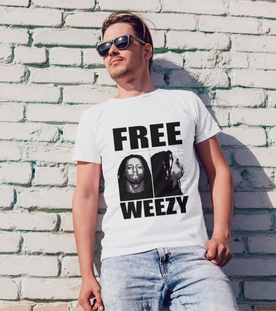 Jeff Hardy Free Weezy Mugshot Image T-Shirt