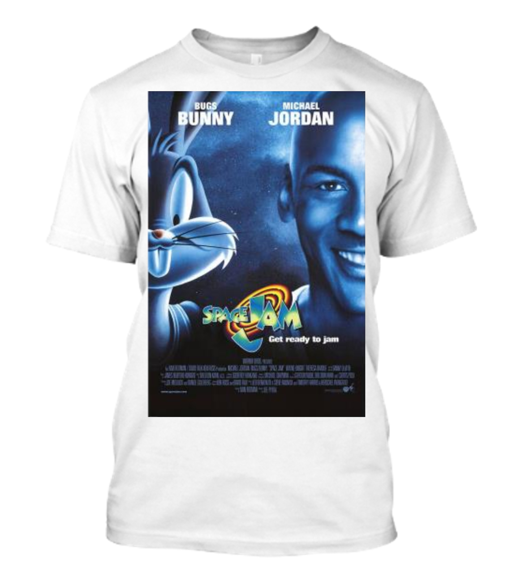Bugs Bunny Michael Jordan Space Jam Get Ready To Jam T-Shirt