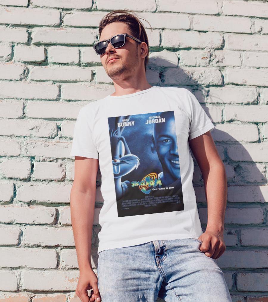Bugs Bunny Michael Jordan Space Jam Get Ready To Jam T-Shirt