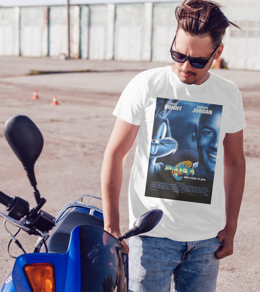 Bugs Bunny Michael Jordan Space Jam Get Ready To Jam T-Shirt