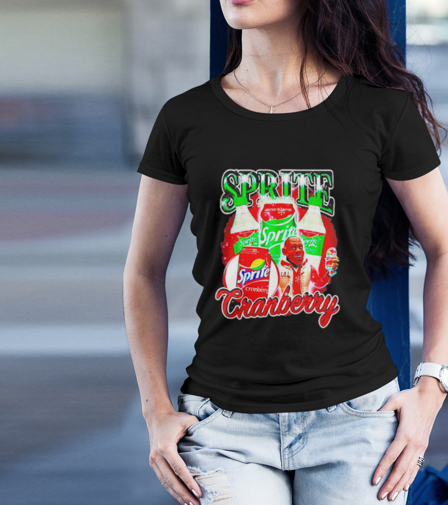 Sprite Cranberry Lebron James Cartoon T-Shirt