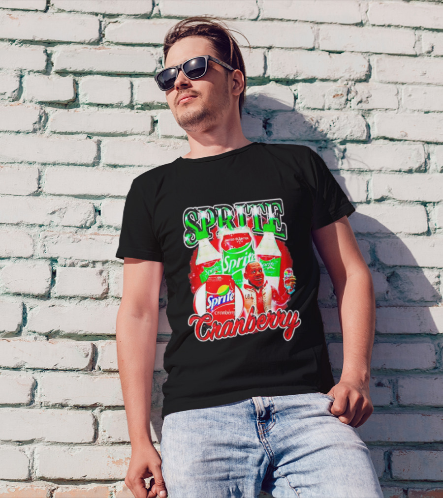 Sprite Cranberry Lebron James Cartoon T-Shirt