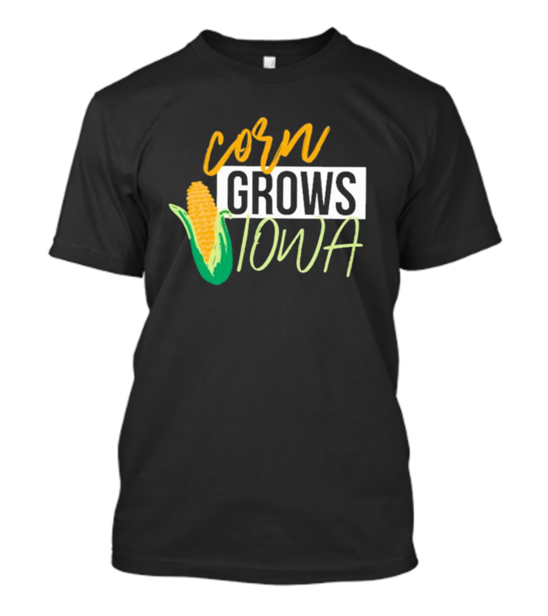 Cy-Hawk Corn Grows Iowa T-Shirt